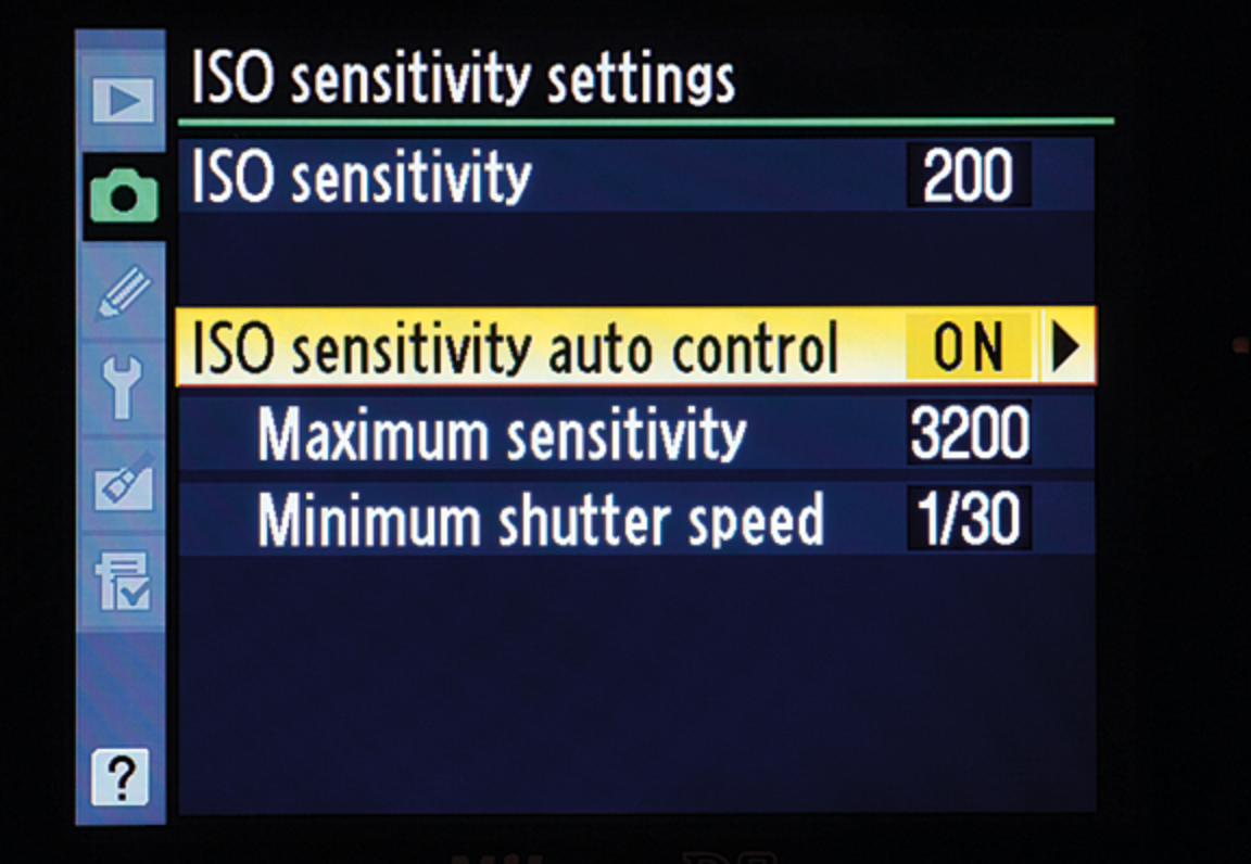 Setup iso. Чувствительность ISO.