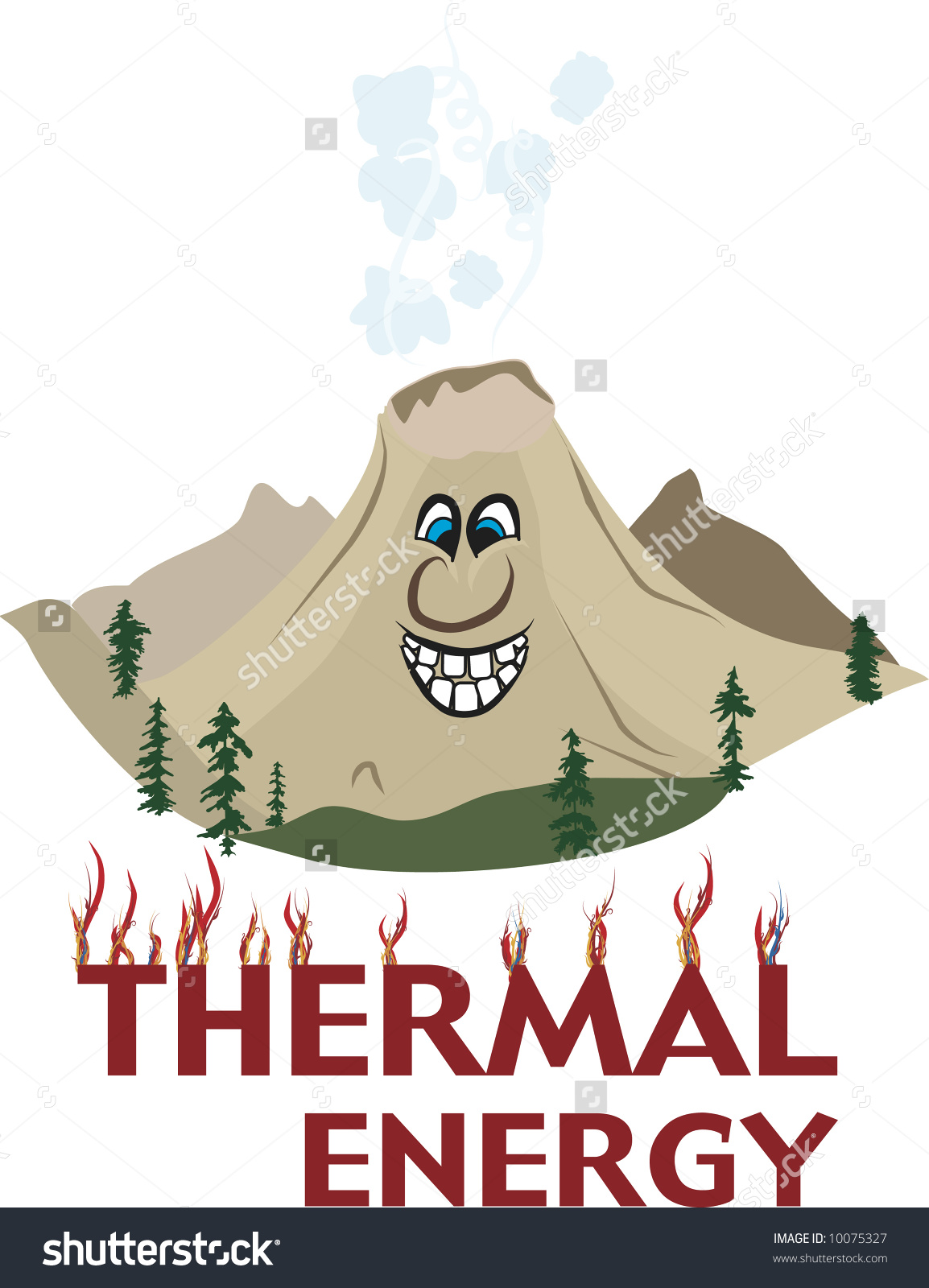 What are examples of thermal energy?