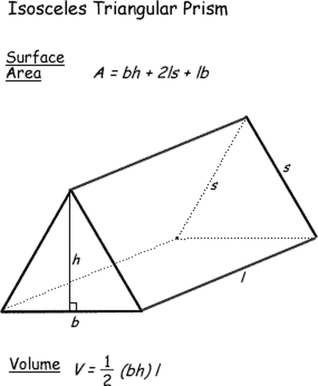 suface area of triangular prism