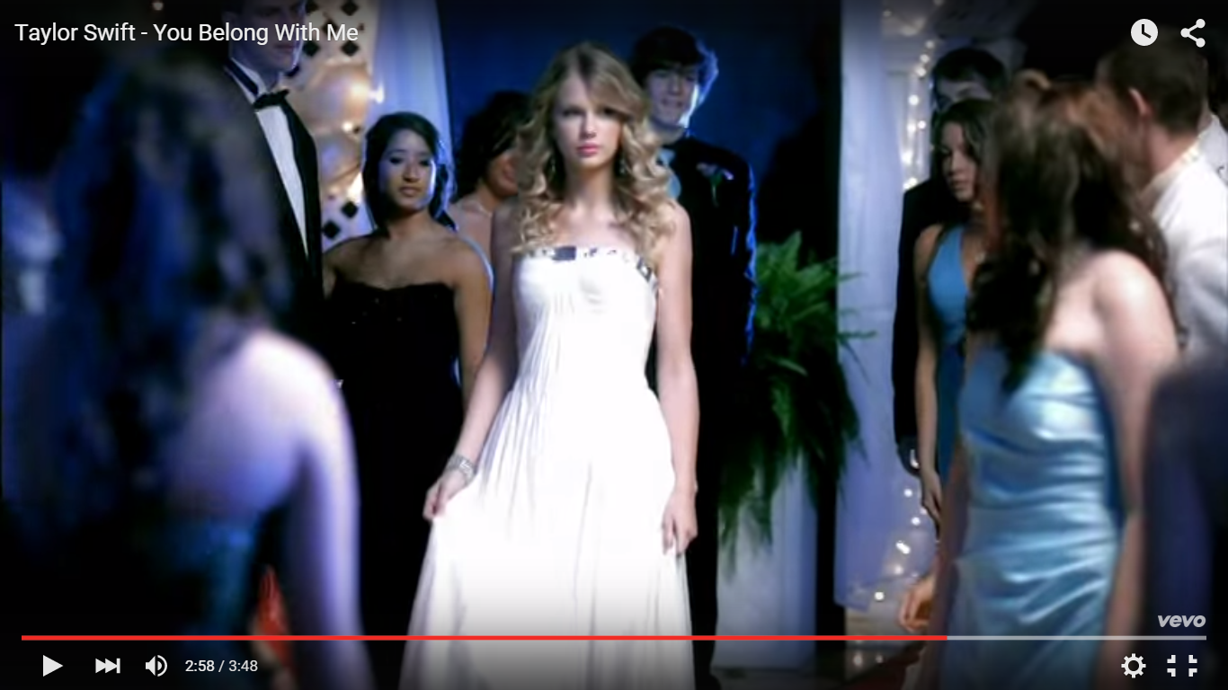 Taylor Swift Brunette You Belong With Me