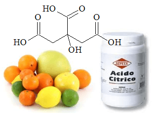 Resultado de imagen para acido citrico usos