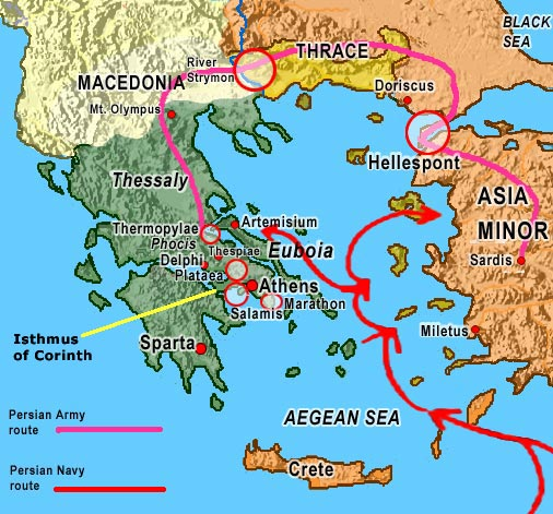 Sparta and Athens on emaze