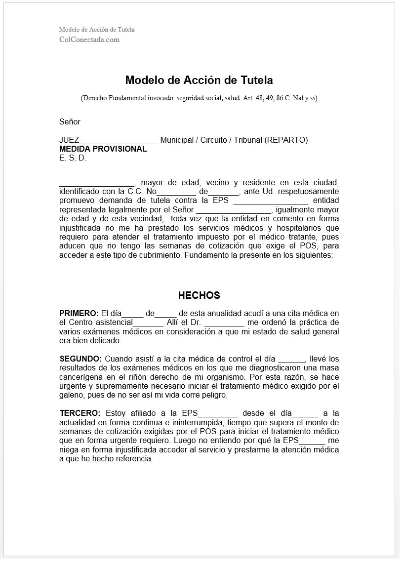 Derecho de petición y acción de tutela on emaze