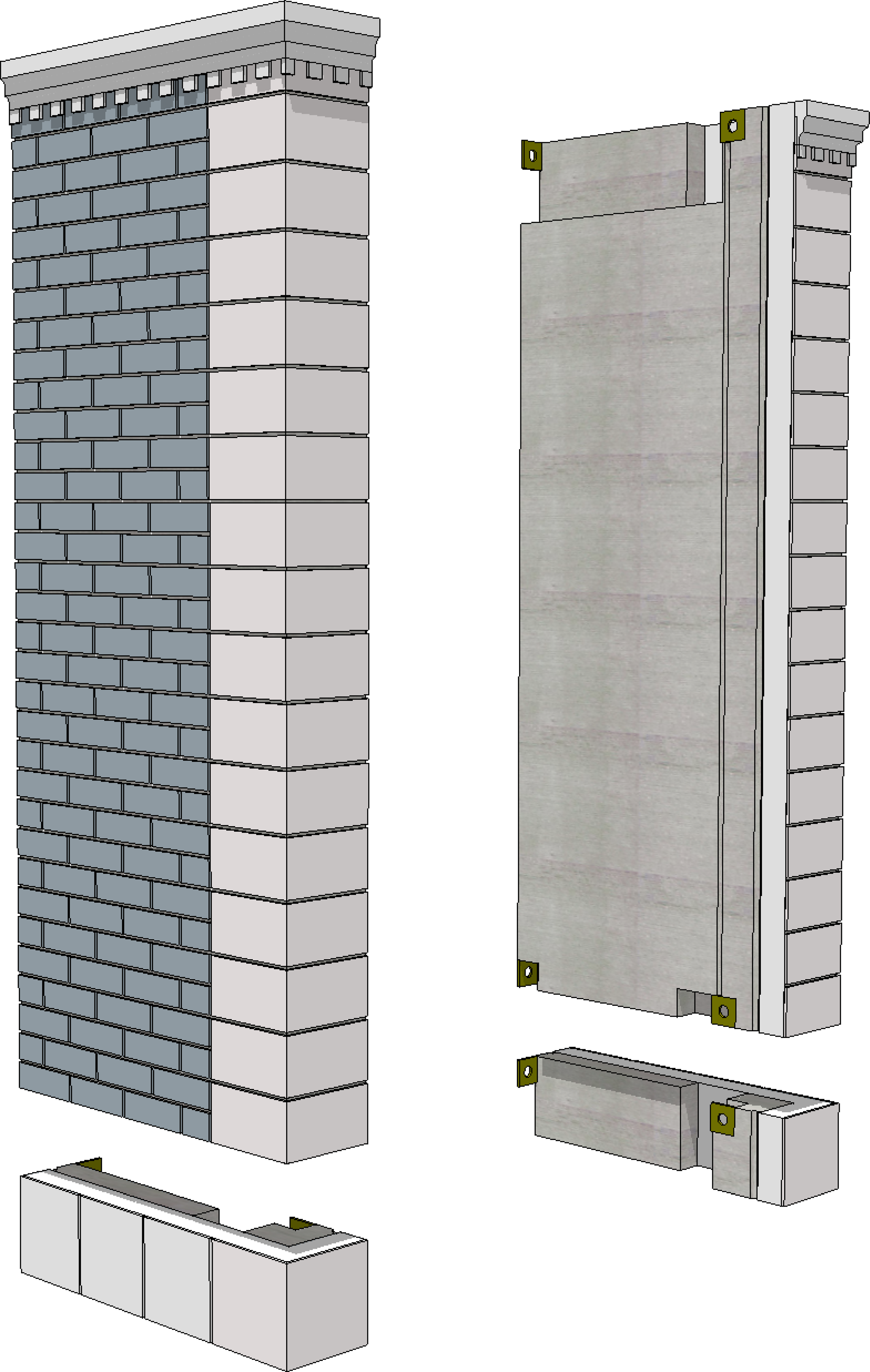 Сборные стеновые. Типы блоков модулей. Сборная стена из модулей. Км блок модульная система обзор.