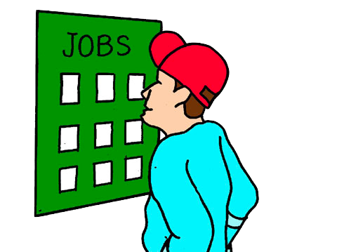 Job 8. Looking for a job Clipart.