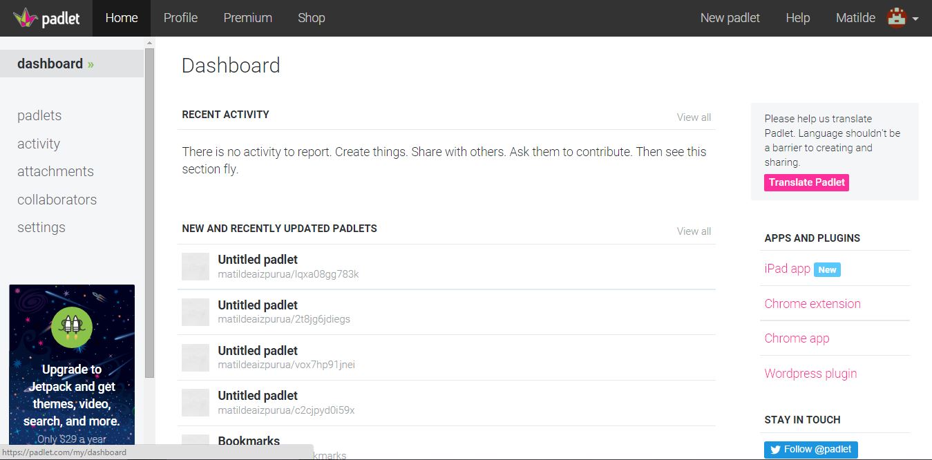 padlet at emaze Presentation