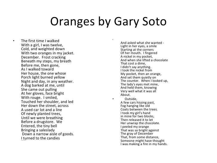 paper on oranges by gary soto paper on oranges by gary soto
