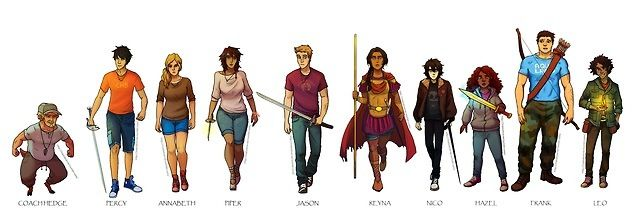 the lost hero series characters