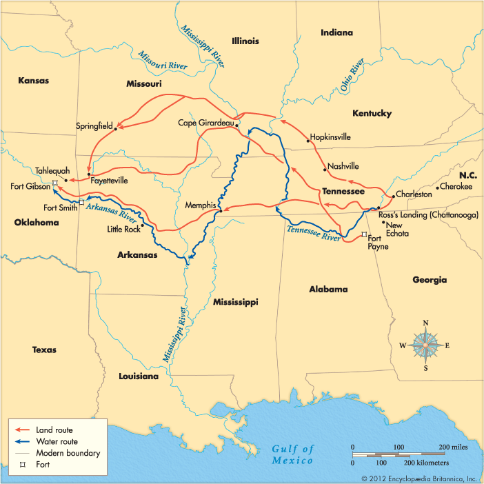 The trail of tears что это