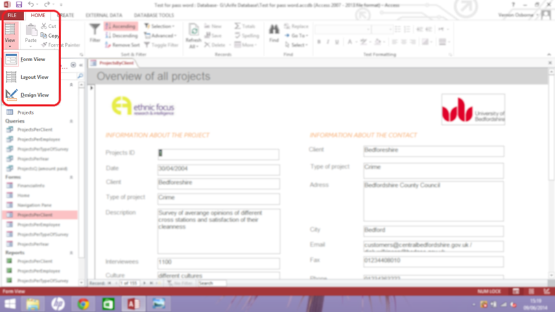 Access Database at emaze Presentation