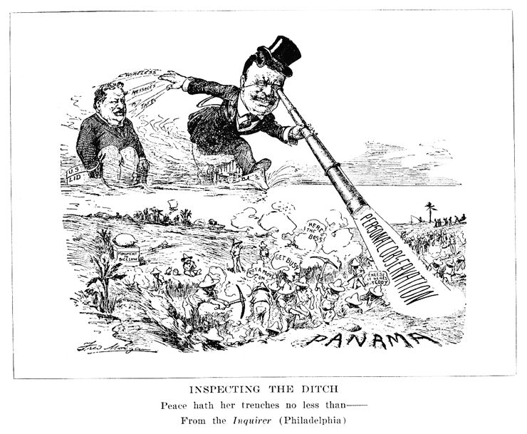 Uninted States Political Cartoon Panama Canal