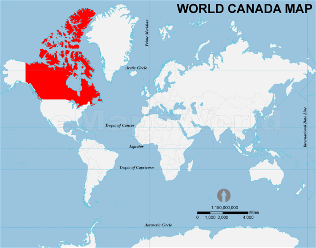 Size canada. Канада на карте. Канада на карте России. Канада на политической карте.