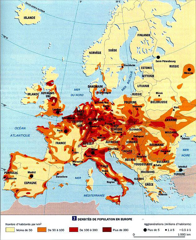 Средняя плотность европы. Карта плотности населения зарубежной Европы. Карта плотности населения Западной Европы. Карта Европы по плотности населения. Плотность населения Европы.