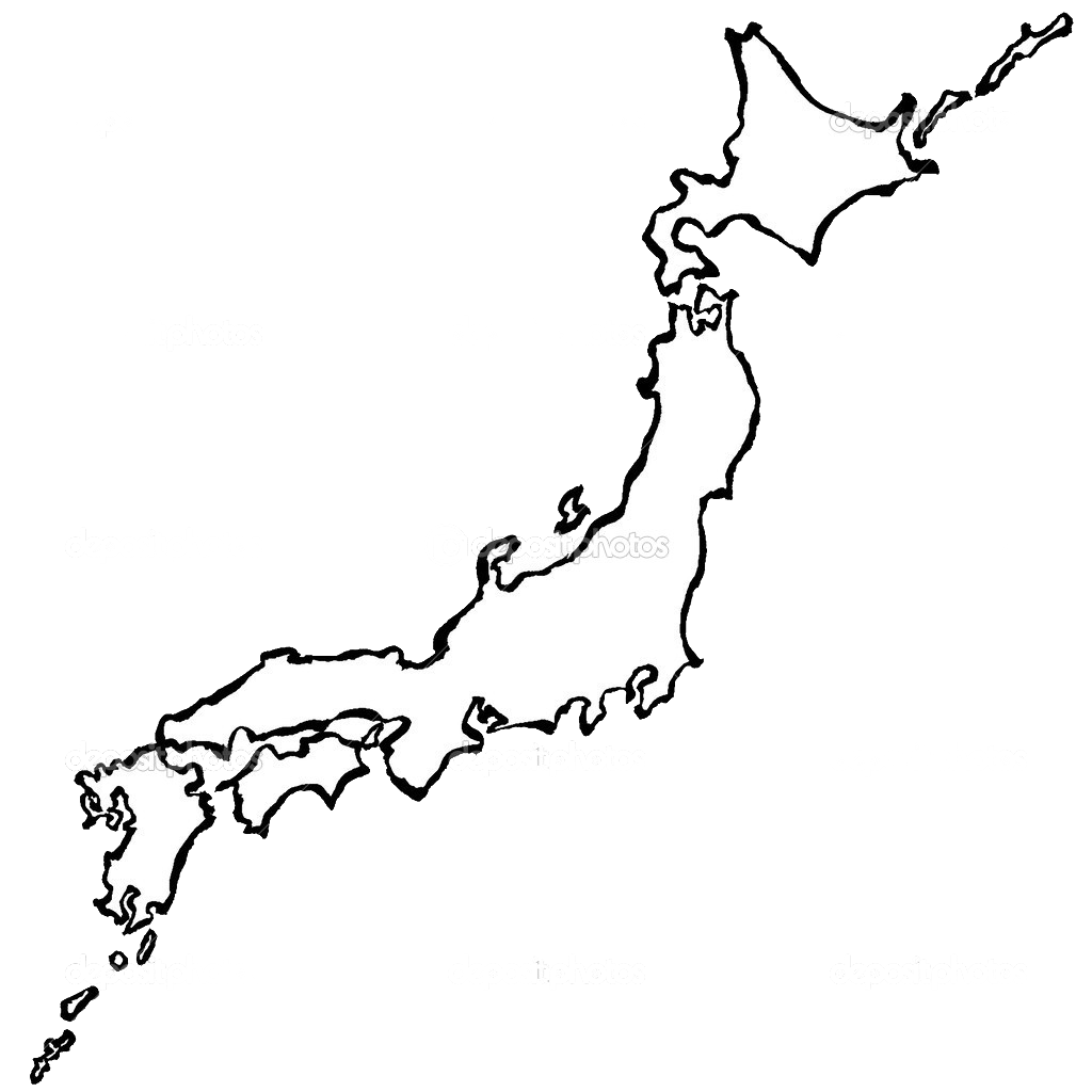Очертания Японии. Япония на карте. Контур Японии. Очертания Японии на карте. Карта японии рисунок