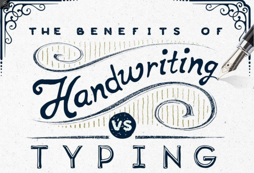 Benefits of handwriting.