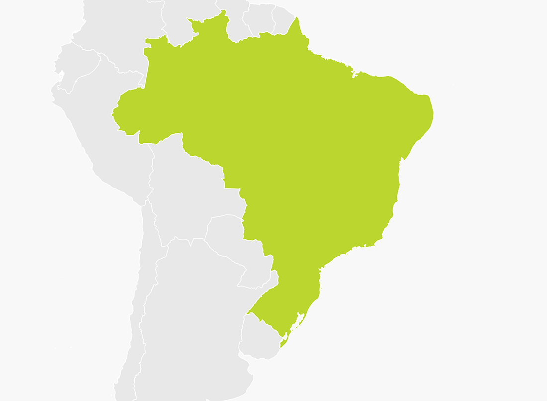 Геоконтур Бразилии. Бразилия на материке Южная Америка. Федеративная Республика Бразилия на карте. Территория Бразилии.