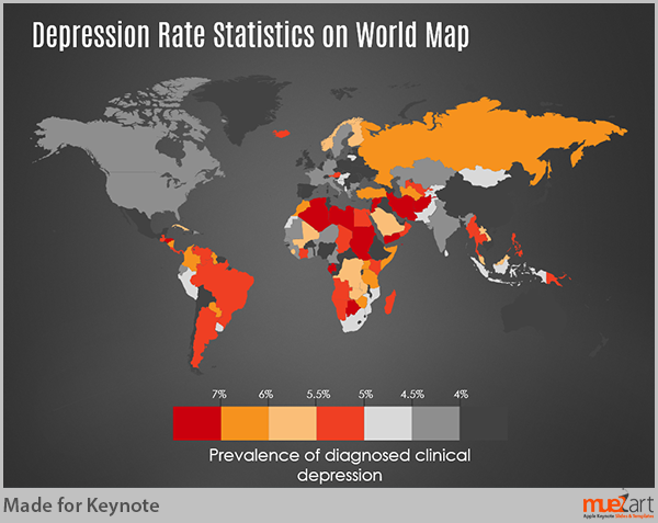 Depression World Map