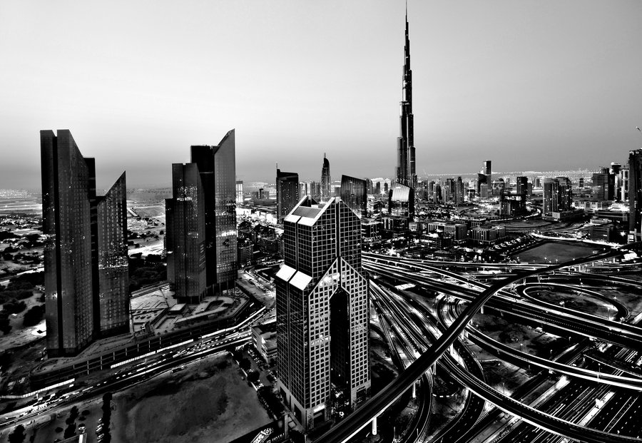 Dubai black. черный небоскреб в дубае. дубай 1972. черно белая архитектура. Dubai black.