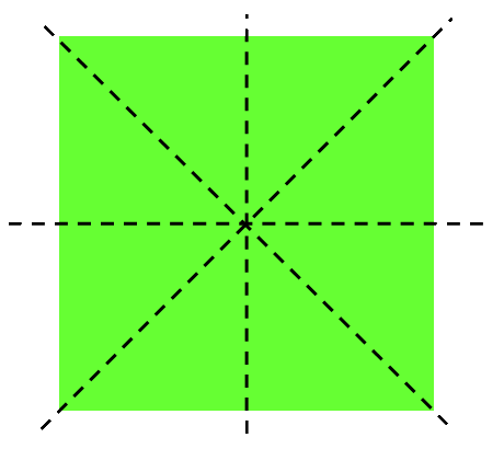 4 lines of symmetry shapes 4 lines of symmetry shapes