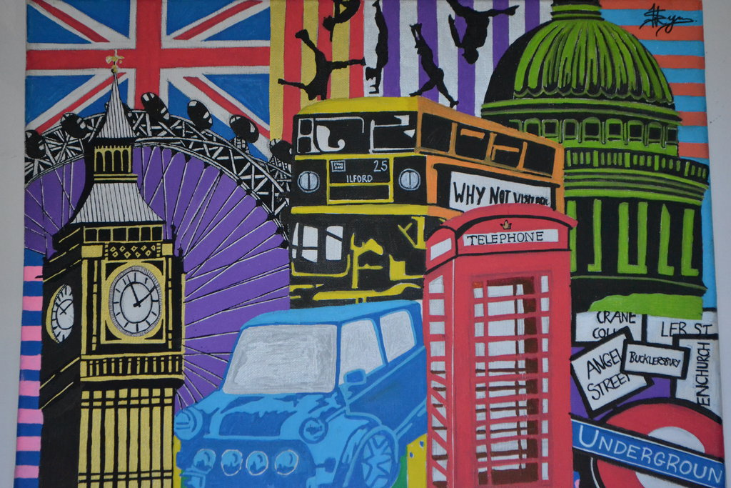 Big ben pop art Фото 1