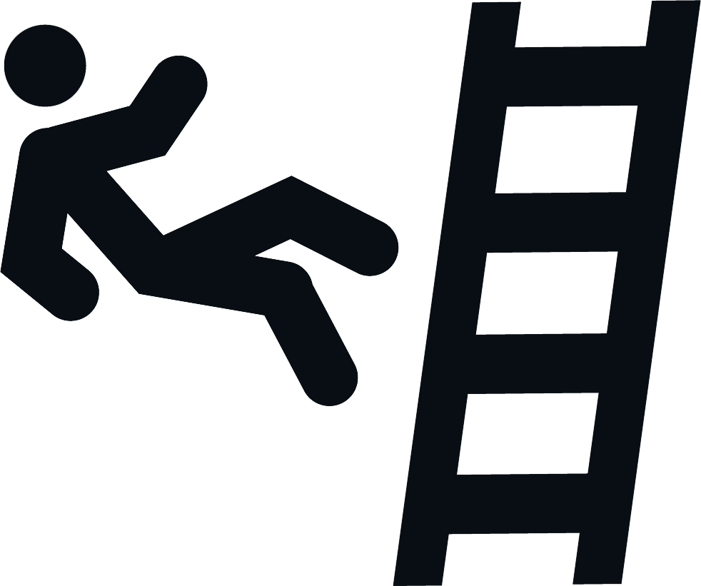 Fallen icon. Fall icon. Falling icon. Not easy to Fall icon.