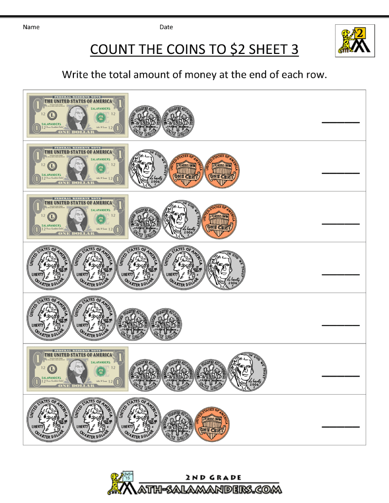 Worksheet Counting Coins Worksheets 3rd Grade counting money 2nd grade memarchoapraga worksheets for photo album worksheet