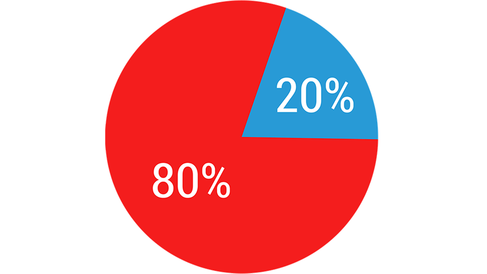 Круговая 60. Диаграмма 80 на 20. Диаграмма 80 и 20 процентов. Круглая диаграмма 80 на 20. Диаграмма с процентами.