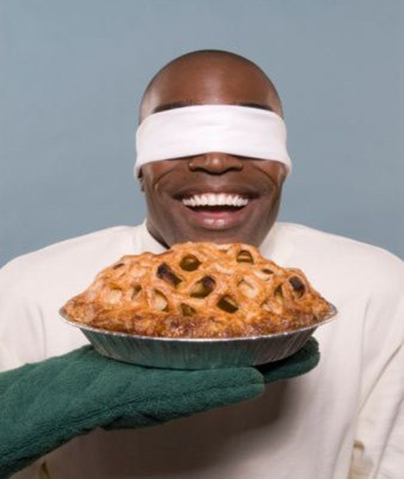 Black Man Sniffing Pizza