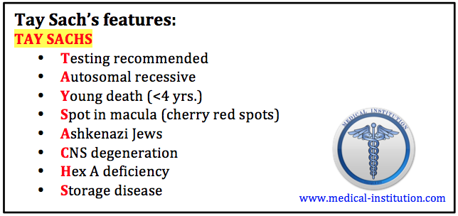 Is Tay Sachs disease dominant or recessive?
