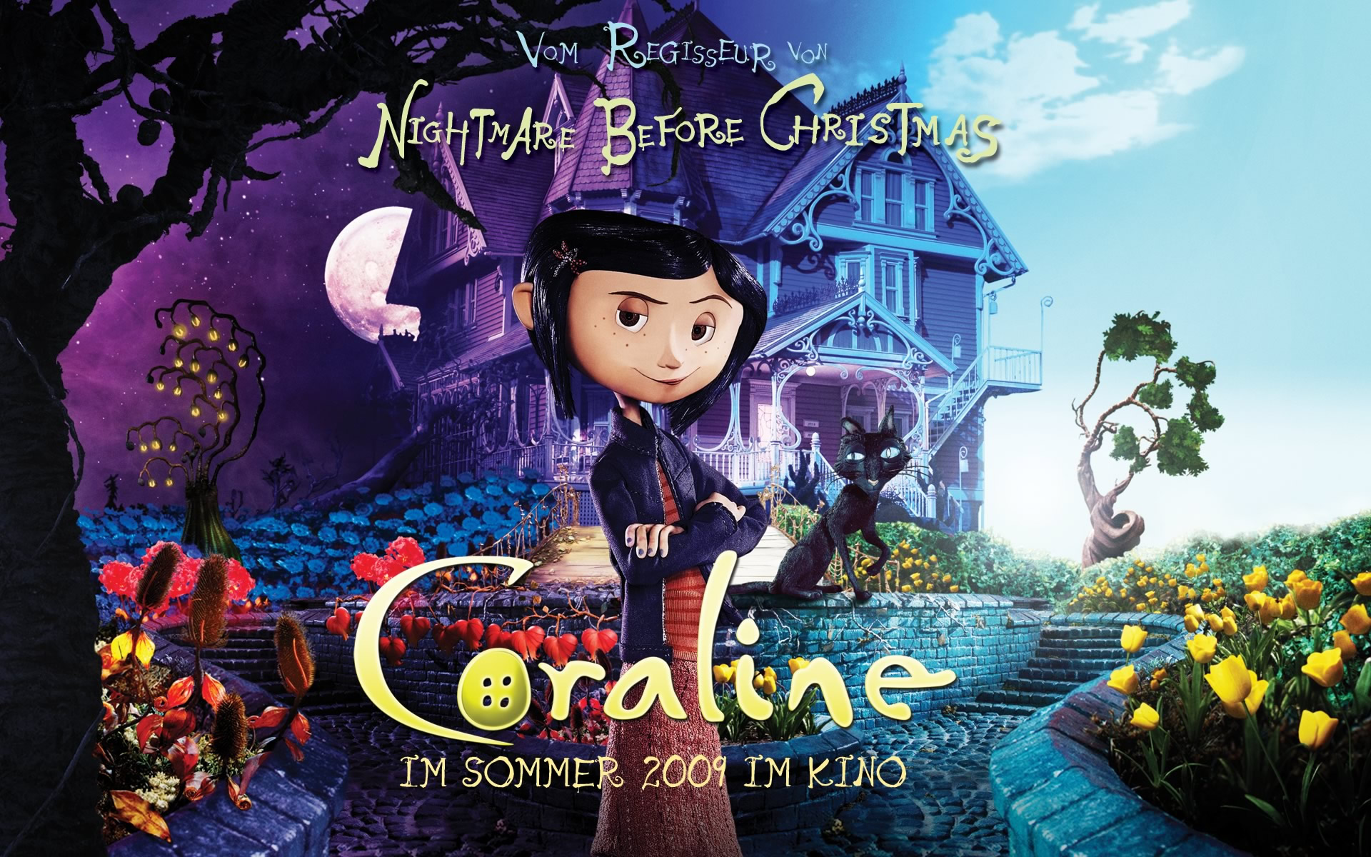 دانلود دوبله فارسی انیمیشن Coraline 2009