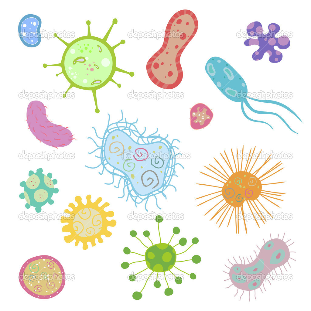 Бактерии рисунок для детей