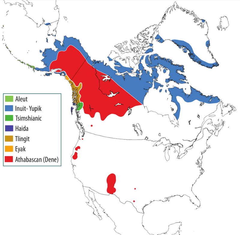 Ареалы северной америки. Алеуты расселение. Алеуты карта расселения. Эскимосско-Алеутская языковая семья карта. Карта расселения эскимосов.