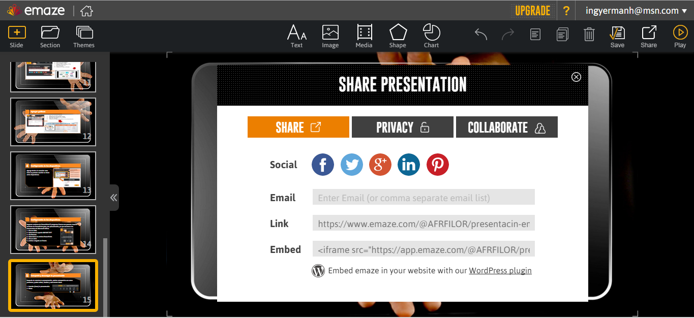 Presentación Emaze At Emaze Presentation