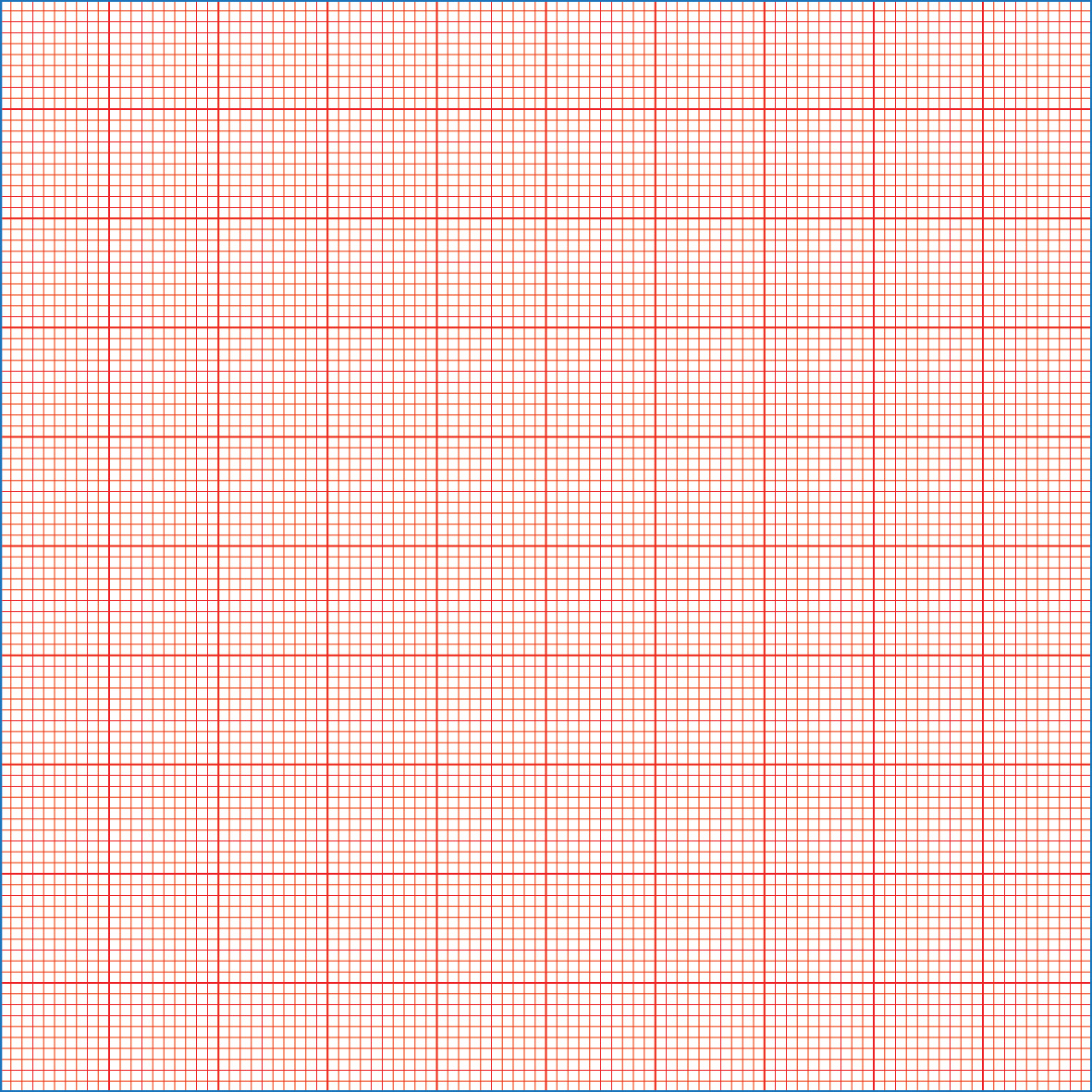 مربعات ورق رسم بياني