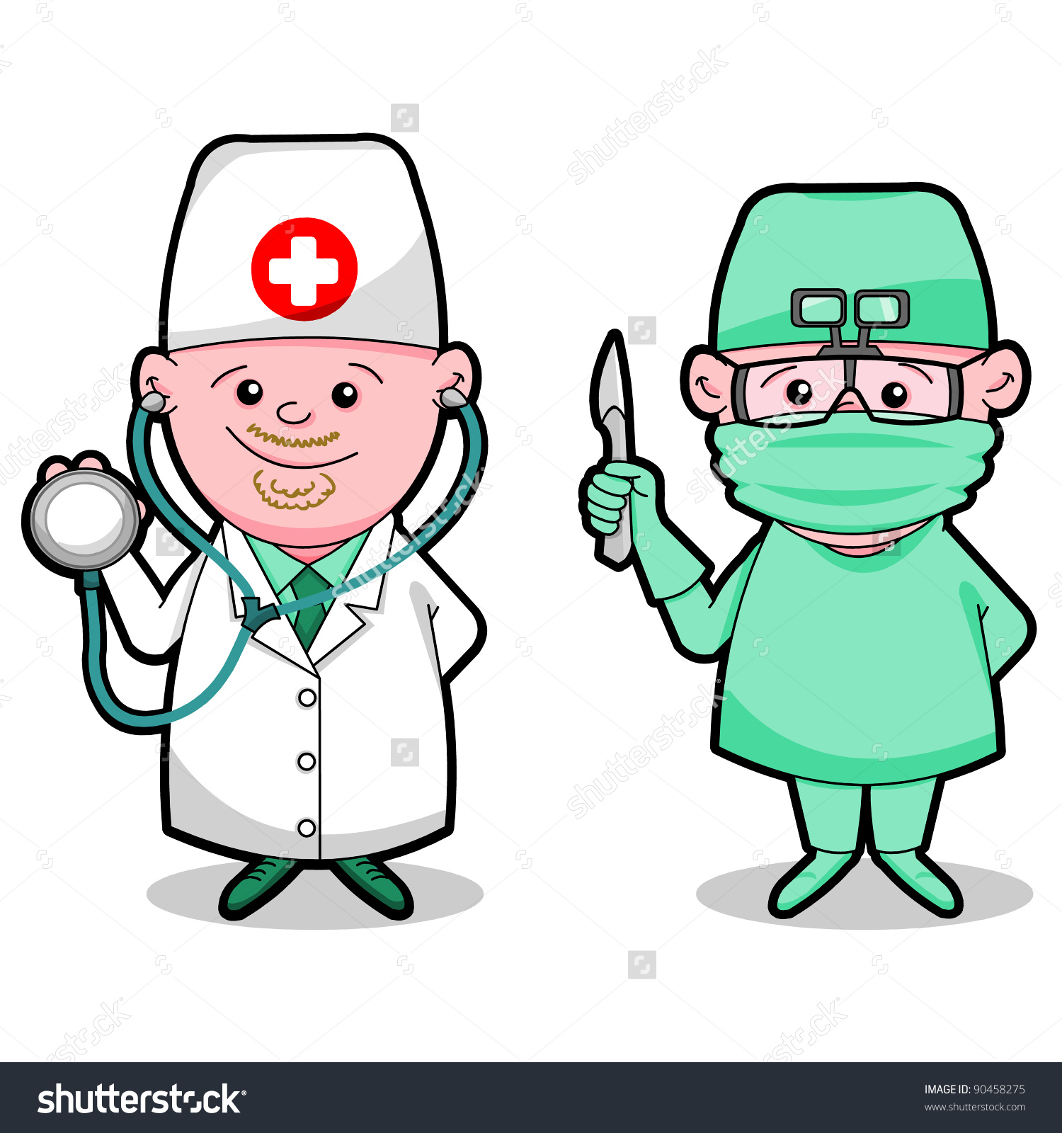 Мультяшный доктор хирург