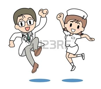 Resultado de imagen para enfermera y paciente caricatura