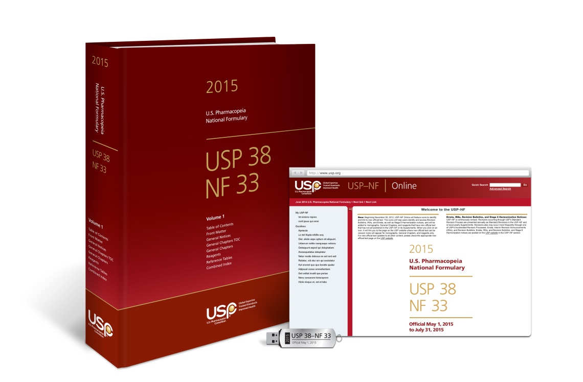 The USP 38–NF 33 contains 26 new and 95 revised Monographs, and 15 new and 9 revised General Chapters