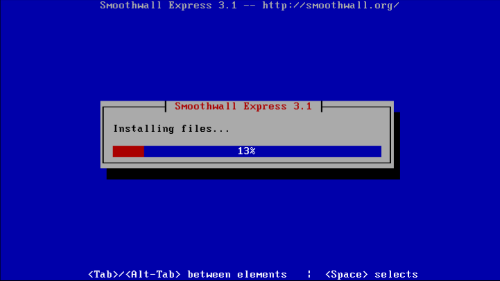 Express installer. Smoothwall Express. Smoothwall.