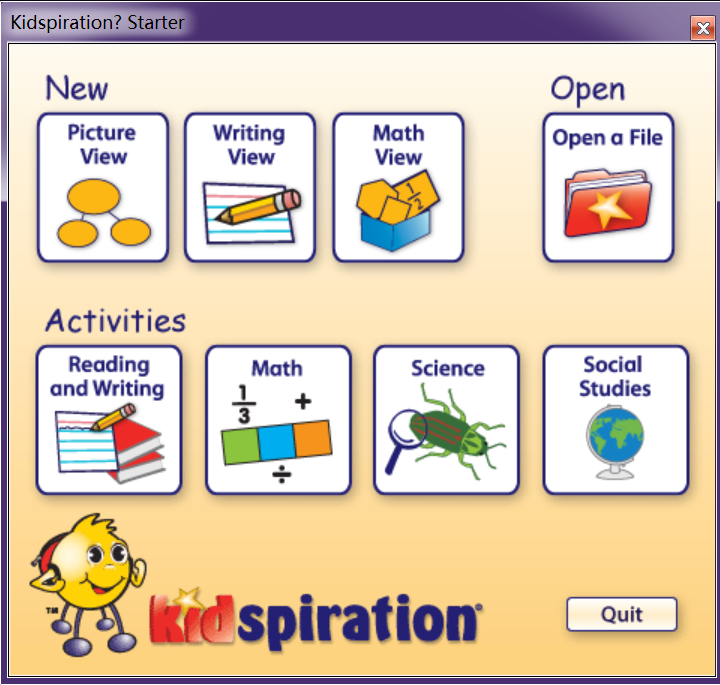 Read and math. Kidspiration. 8) Activity