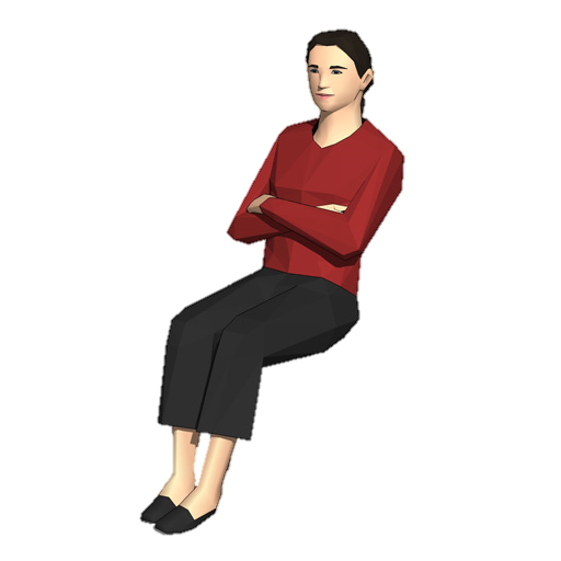 Sitting 3d model