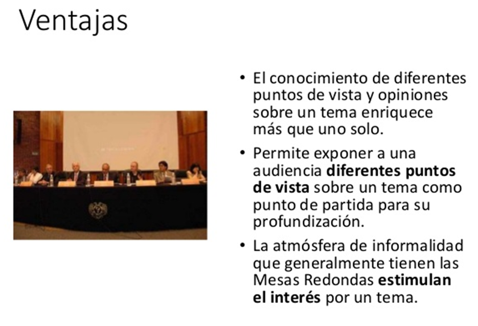 Concepto e Importancia de la Mesa Redonda on emaze