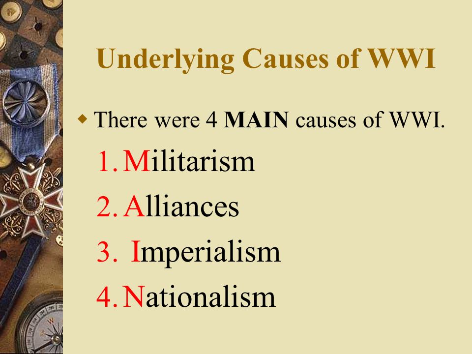 four main causes of ww1 essay An essay or paper on the six major causes of world war ii out of all the wars that the world has gone through, none has been more devastating as world war ii but what caused this war. four main causes of ww1 essay An essay or paper on the six major causes of world war ii out of all the wars that the world has gone through, none has been more devastating as world war ii but what caused this war.