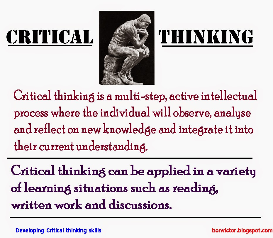 scholarly definition of critical thinking