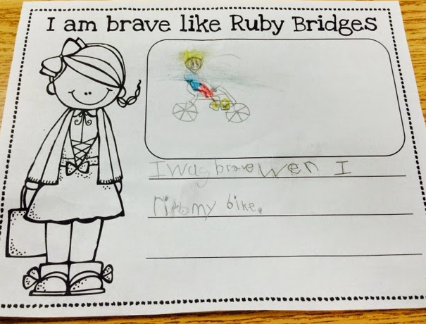 Ruby Bridges Writing Paper : Ruby Bridges Writing Lesson After Reading