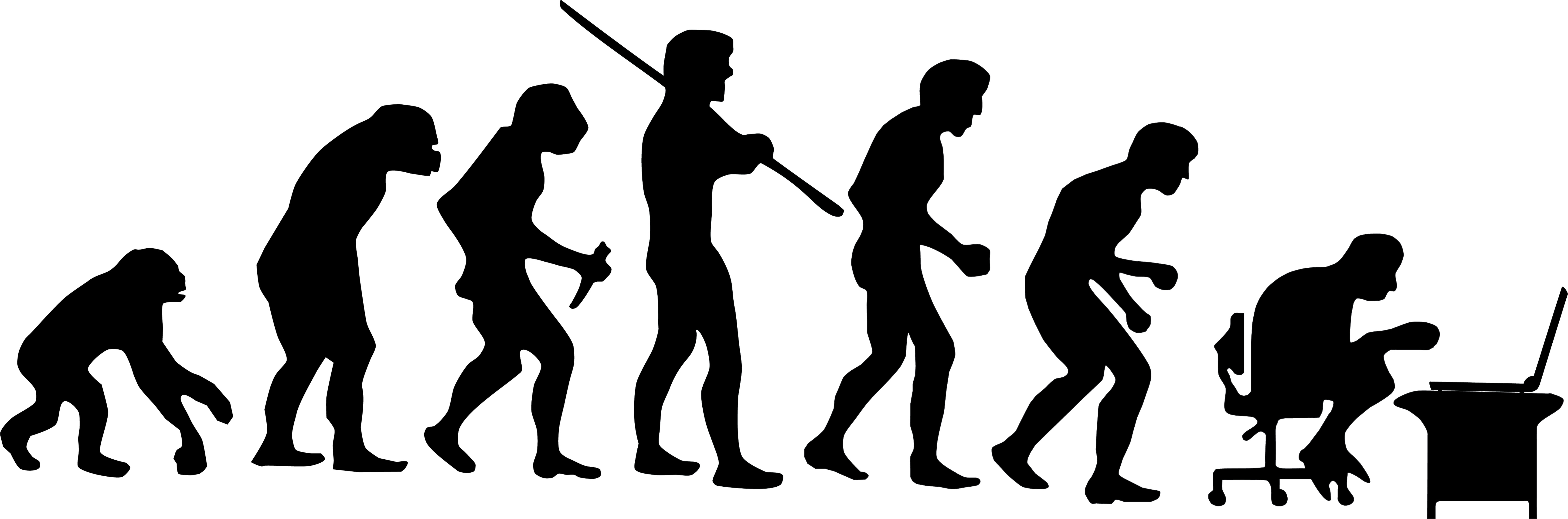 Эволюция человека вектор
