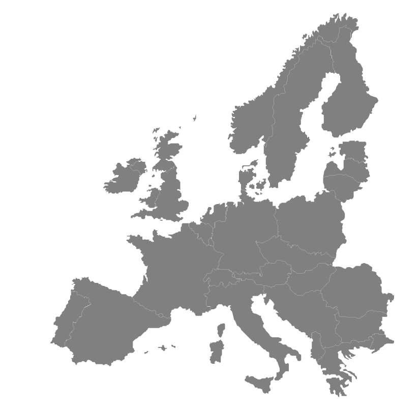 Карта европы минимализм - 83 фото