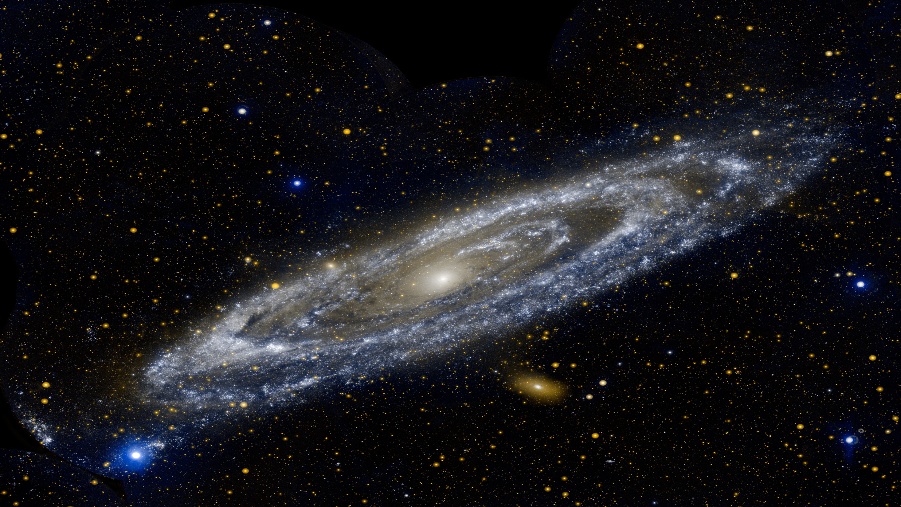 Галактика туманность Андромеды строение