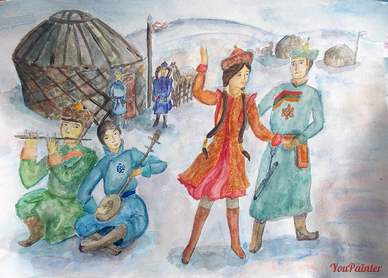 Традиции народов России рисунки