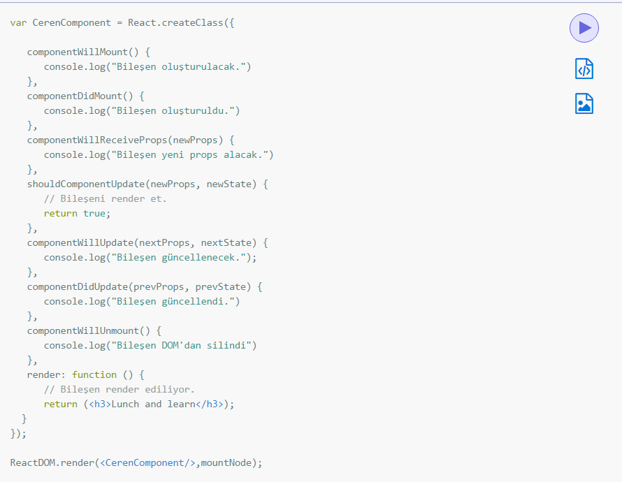 React Js at emaze Presentation