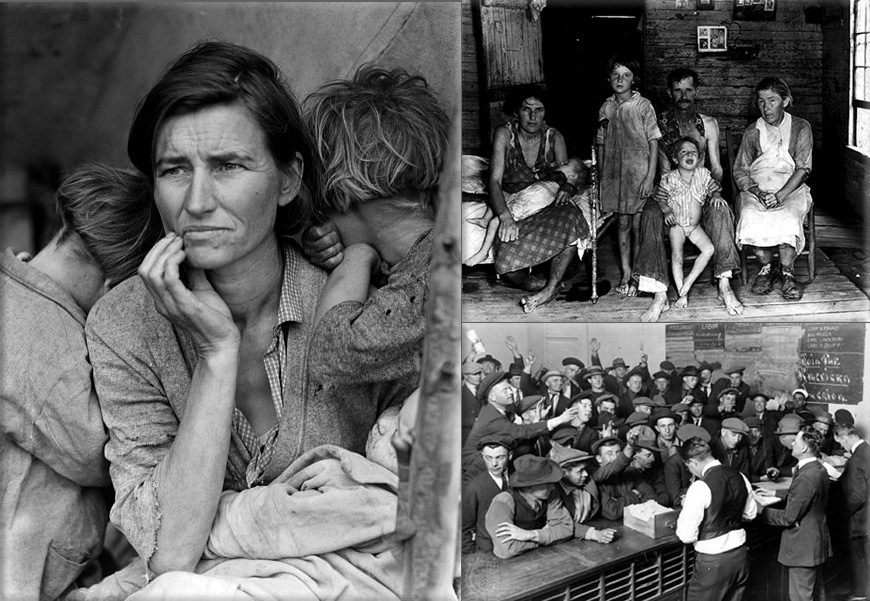 Великая депрессия 1929 1933 на западе